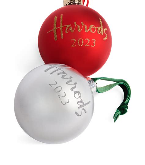 harrods christmas bauble 2024